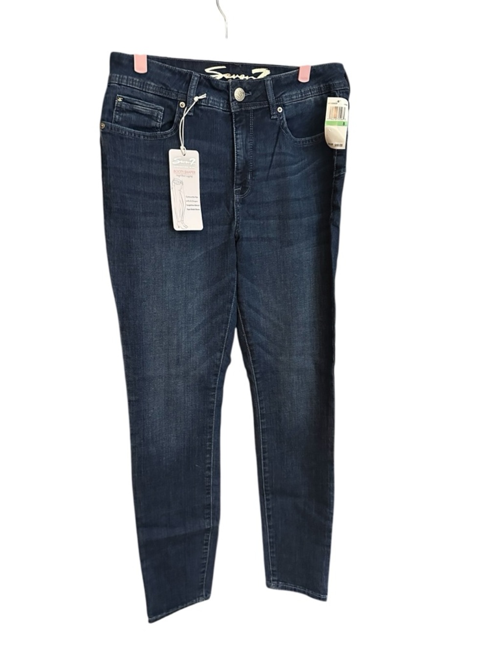 Seven7 Booty Shaper High Rise Legging Dark Indigo Skinny Jeans Women’s 8